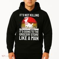 Funny Hunting Saying Deer Hunter I Grocery Store Hoodie thumb 2