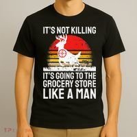 Funny Hunting Saying Deer Hunter I Grocery Store T-Shirt thumb 3