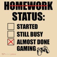 Funny Homework Status Still Busy Gaming Gamer Meme Tote Bag thumb 4