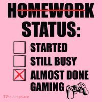 Funny Homework Status Still Busy Gaming Gamer Meme Coaster thumb 2