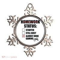 Funny Homework Status Still Busy Gaming Gamer Meme Ornament thumb 0