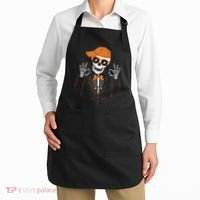 Funny Halloween Skeleton Hipster Bowtie Tuxedo Tux Apron thumb 2