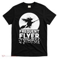 Funny Halloween Shirts, Perfect Halloween Frequent Flyer Witch T-Shirt thumb 0
