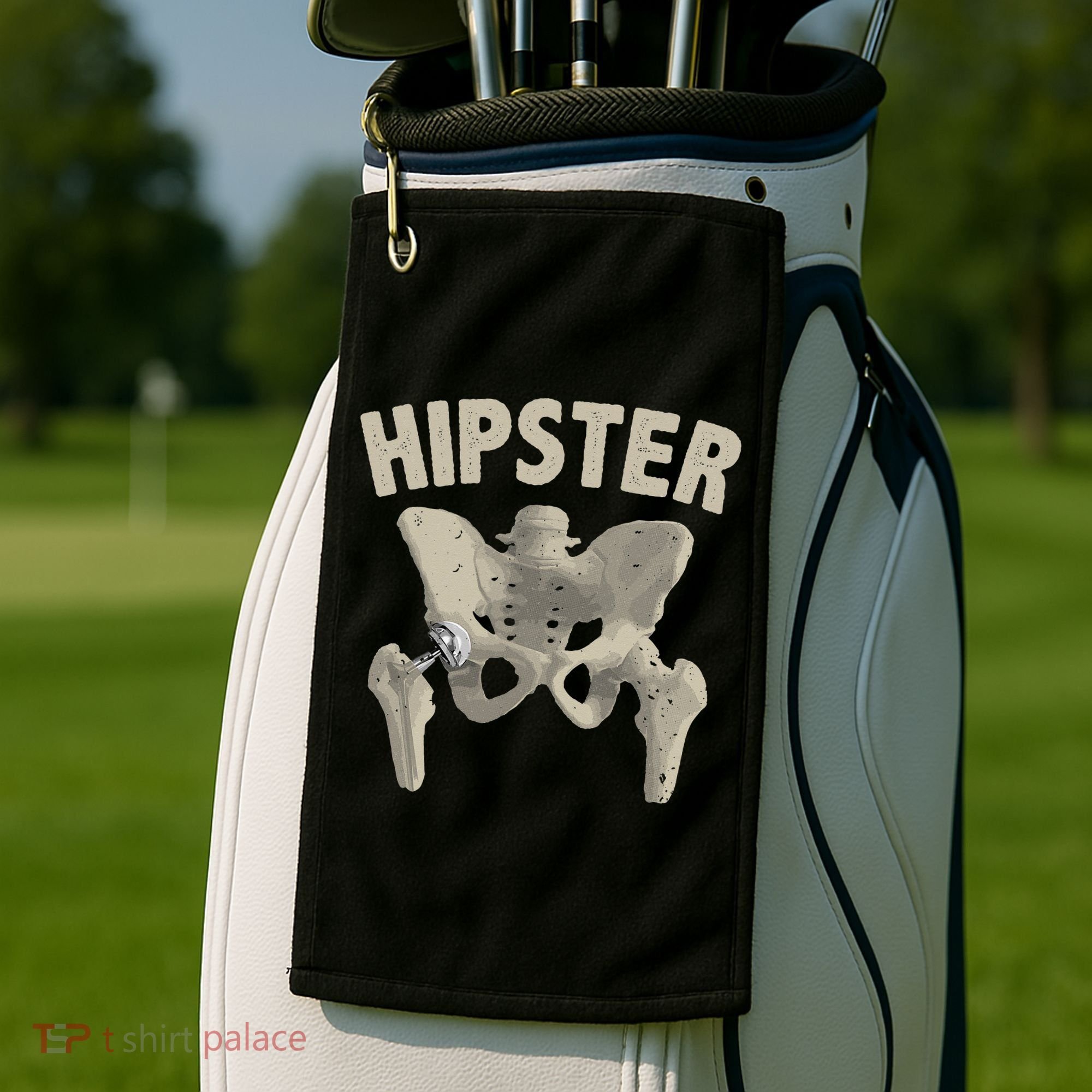 Funny Hip Surgery Gift  Hip Replacement Recovery Golf Towel