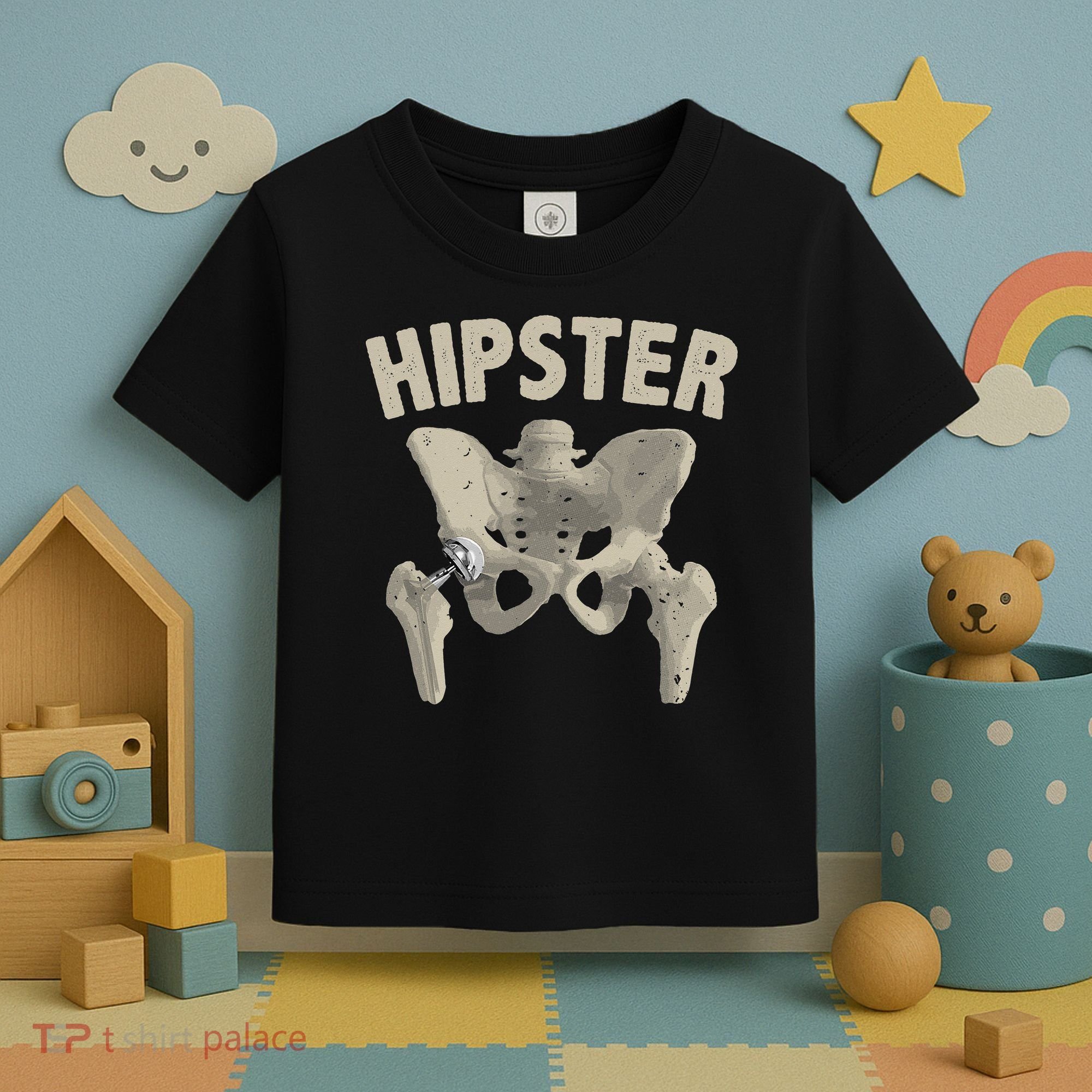 Funny Hip Surgery Gift  Hip Replacement Recovery Toddler T-Shirt