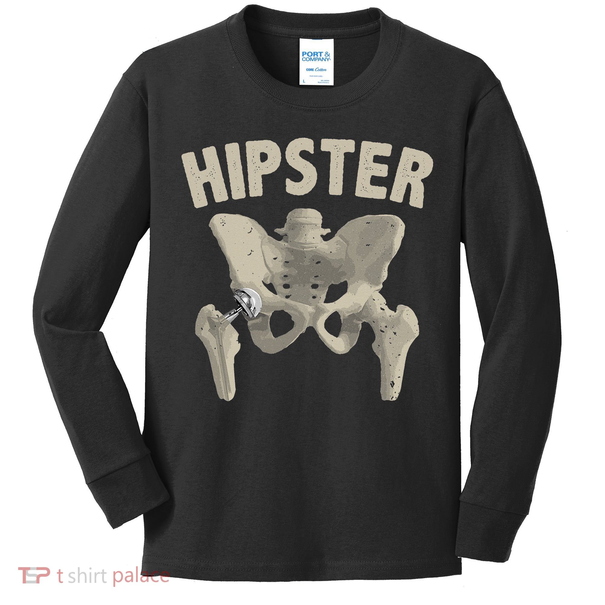 Funny Hip Surgery Gift  Hip Replacement Recovery Kids Long Sleeve Shirt