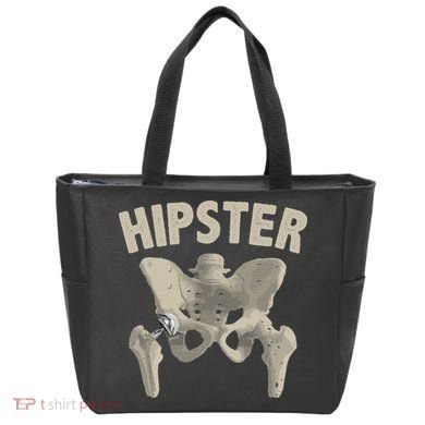 Funny Hip Surgery Gift  Hip Replacement Recovery Tote Bag
