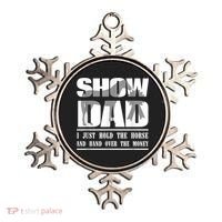 Funny Horse Show Dad Ornament thumb 0