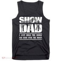 Funny Horse Show Dad Tank Top thumb 0