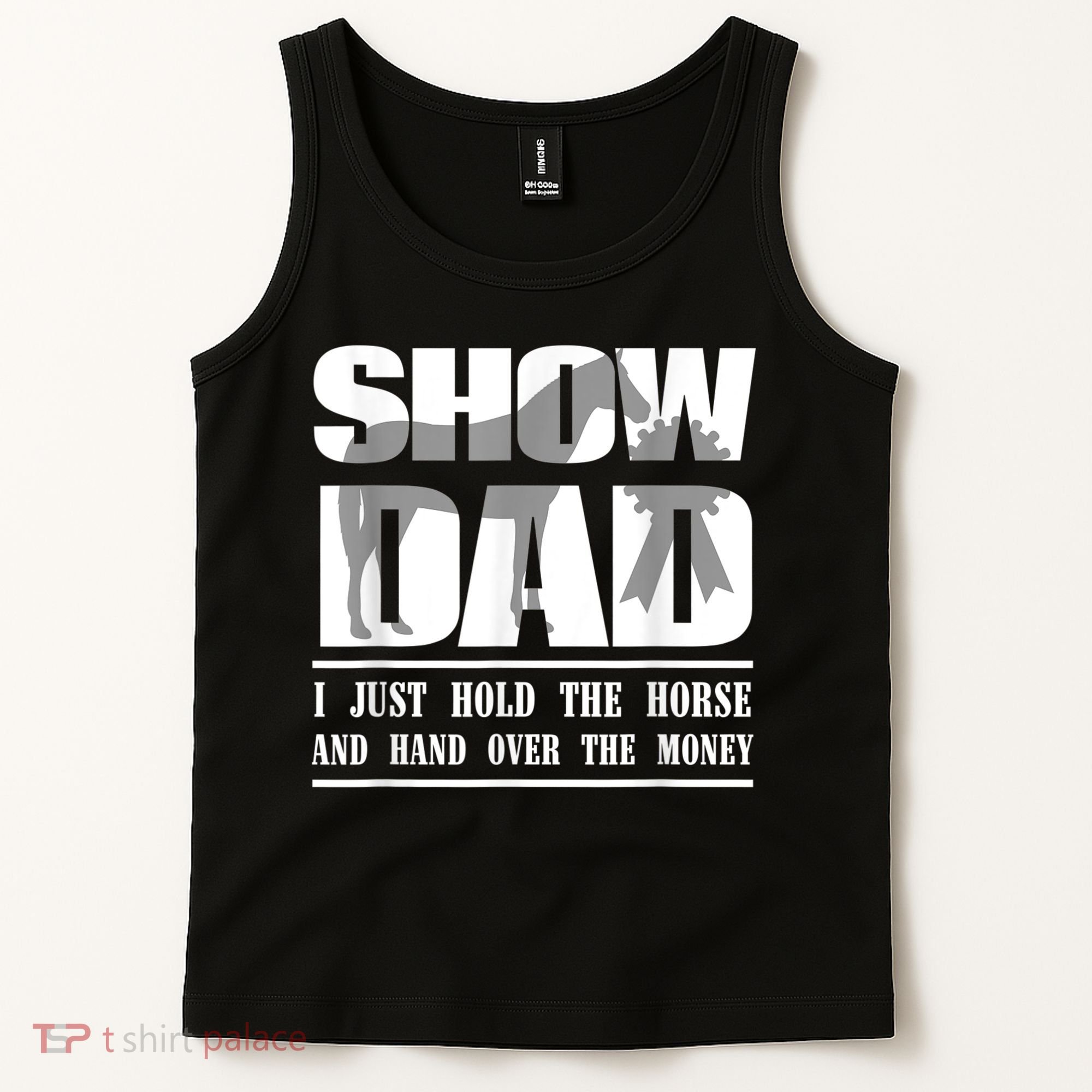 Funny Horse Show Dad Tank Top
