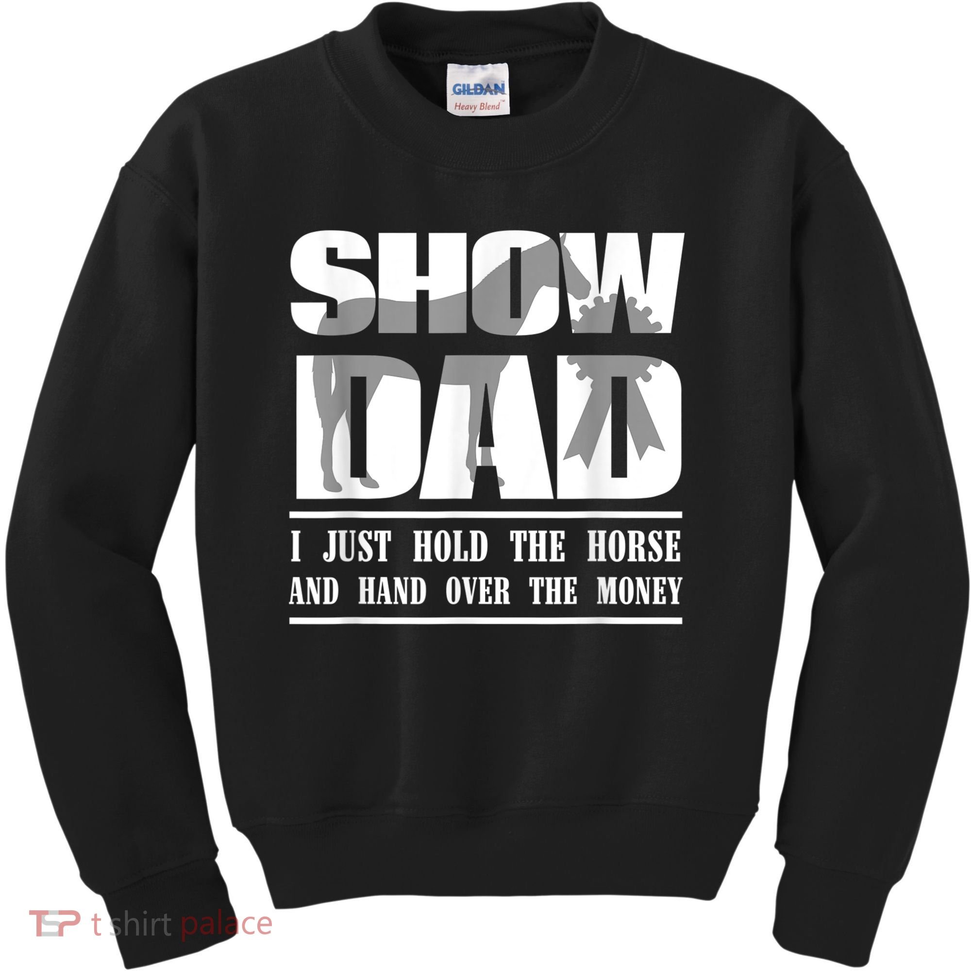Funny Horse Show Dad Kids Sweatshirt