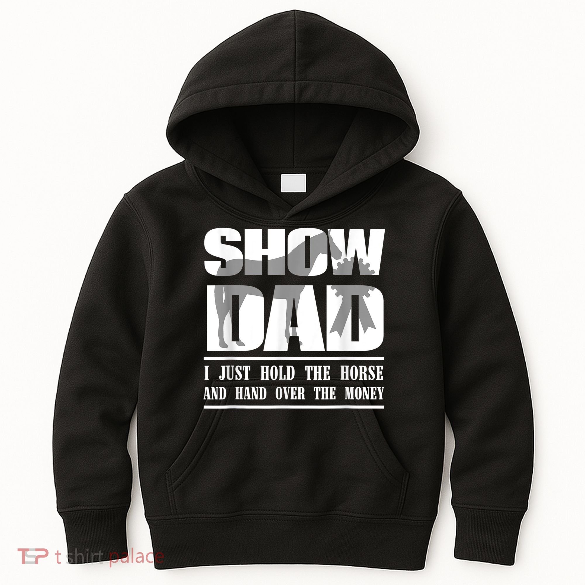 Funny Horse Show Dad Kids Hoodie