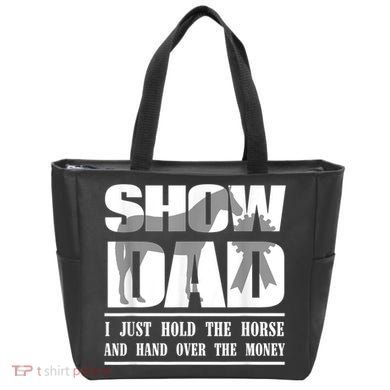Funny Horse Show Dad Tote Bag
