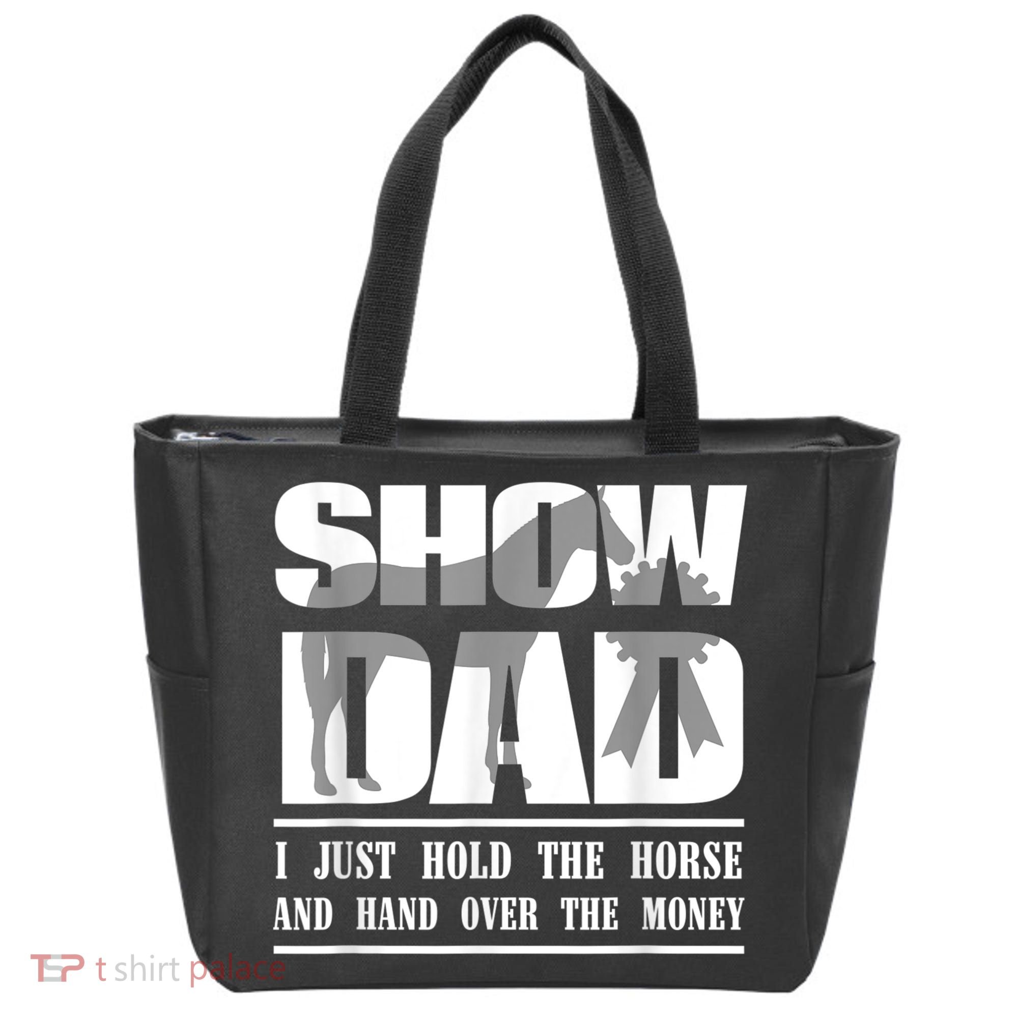 Funny Horse Show Dad Tote Bag