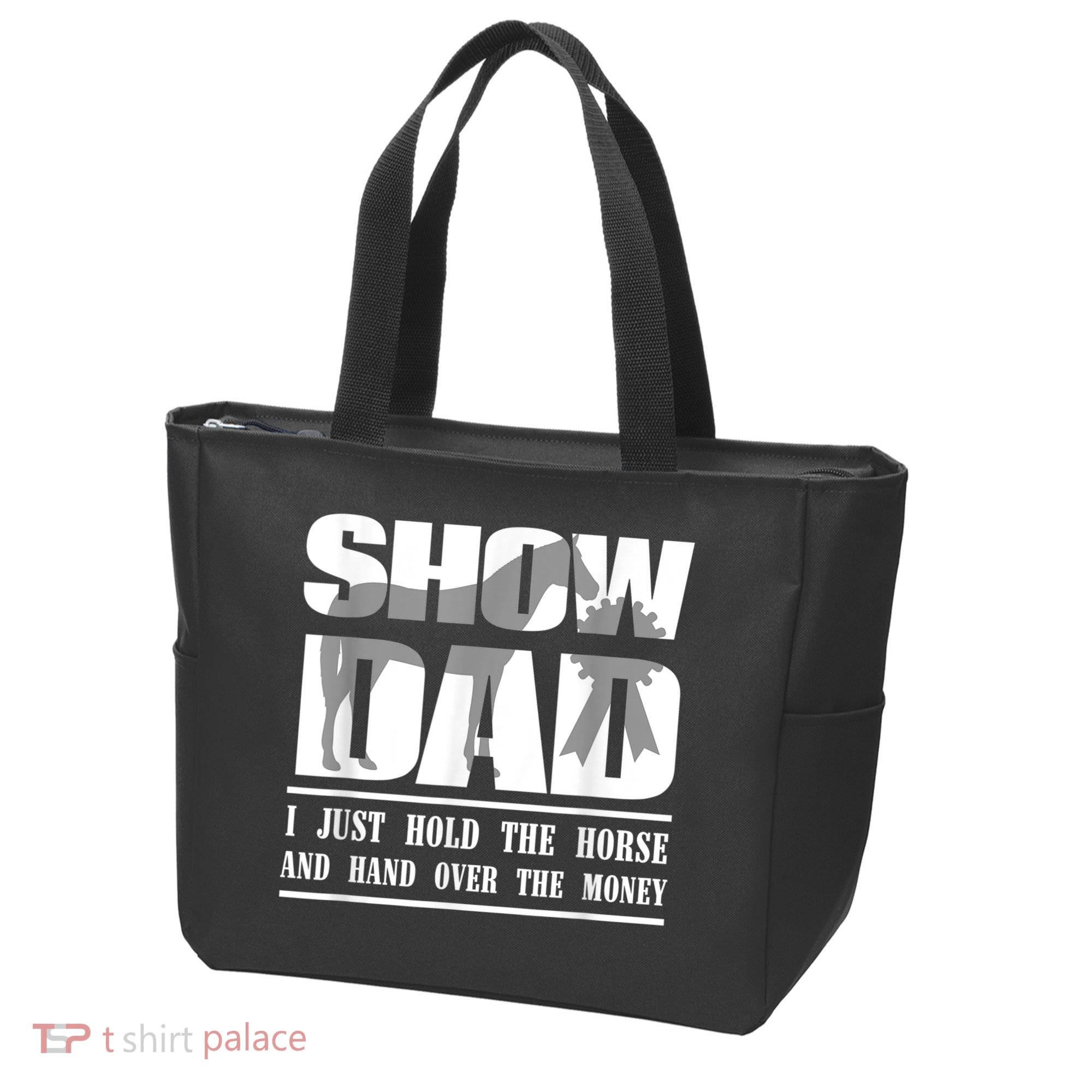 Funny Horse Show Dad Tote Bag