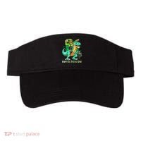 Funny Happy St. PaTREX Day Leprechaun Riding Trex Dinosaur Visor thumb 0
