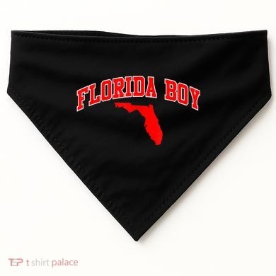 Floridian Home State Florida Boy USA-Made Doggie Bandana