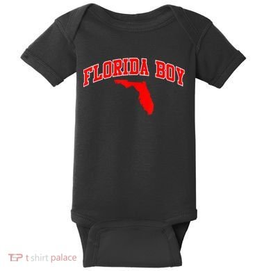 Floridian Home State Florida Boy Baby Bodysuit