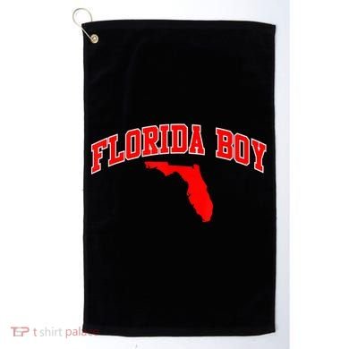 Floridian Home State Florida Boy Golf Towel
