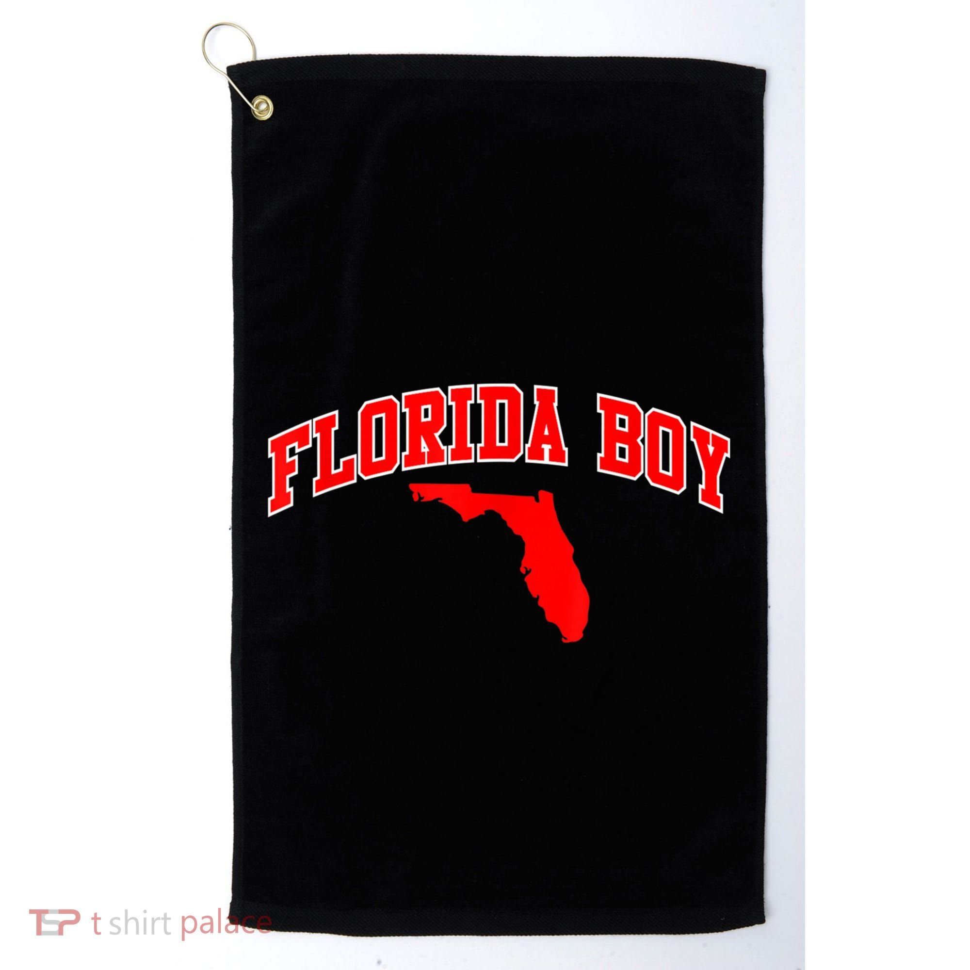 Floridian Home State Florida Boy Golf Towel