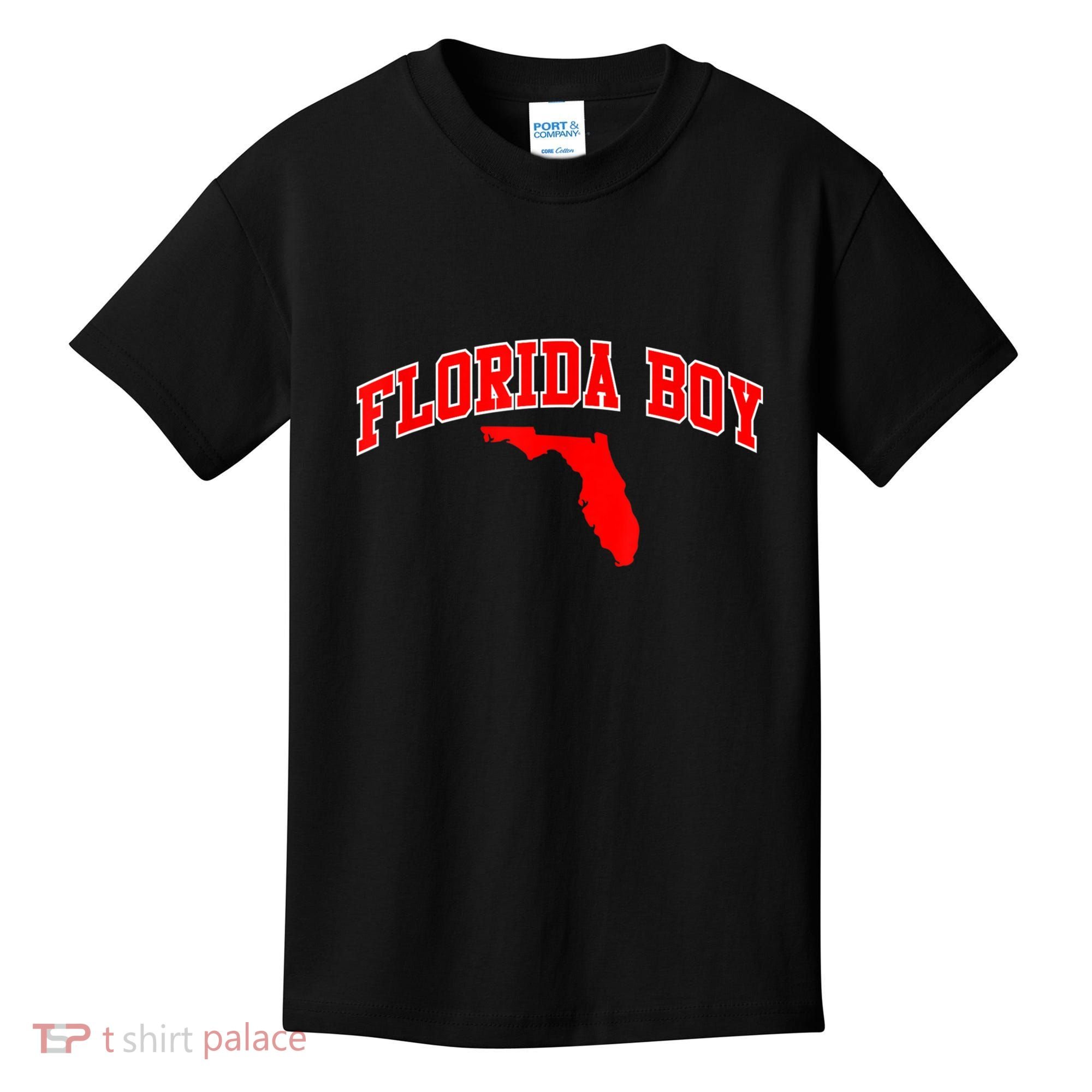 Floridian Home State Florida Boy Kids T-Shirt
