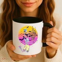 Funny Halloween Skeleton Basketball Player Dunking Skull Coffee Mug thumb 3