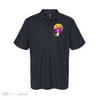 Funny Halloween Skeleton Basketball Player Dunking Skull Polo thumb 0