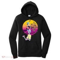Funny Halloween Skeleton Basketball Player Dunking Skull Women's Hoodie thumb 0