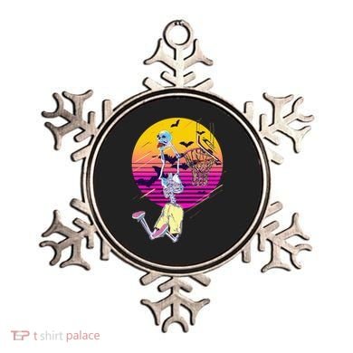 Funny Halloween Skeleton Basketball Player Dunking Skull Ornament