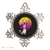 Funny Halloween Skeleton Basketball Player Dunking Skull Ornament thumb 0