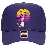 Funny Halloween Skeleton Basketball Player Dunking Skull Hat thumb 0