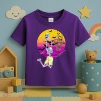 Funny Halloween Skeleton Basketball Player Dunking Skull Toddler T-Shirt thumb 3