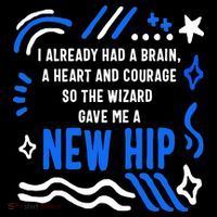 Funny Hip Surgery Replacement I Already Had A Brain A Heart And Courage New Hip Coffee Mug thumb 5