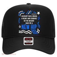 Funny Hip Surgery Replacement I Already Had A Brain A Heart And Courage New Hip Hat thumb 0