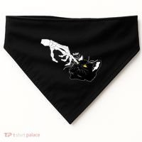 Funny Halloween Skeleton Boop Kitten Cat Nose USA-Made Doggie Bandana thumb 0