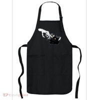Funny Halloween Skeleton Boop Kitten Cat Nose Apron thumb 0