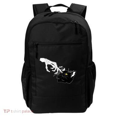 Funny Halloween Skeleton Boop Kitten Cat Nose Backpack