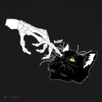 Funny Halloween Skeleton Boop Kitten Cat Nose Bucket Hat thumb 4