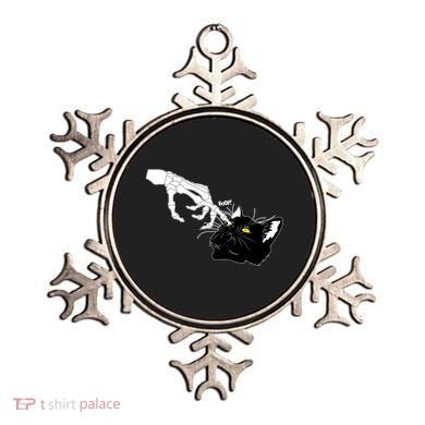 Funny Halloween Skeleton Boop Kitten Cat Nose Ornament