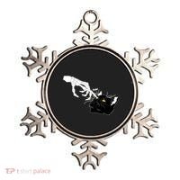 Funny Halloween Skeleton Boop Kitten Cat Nose Ornament thumb 0