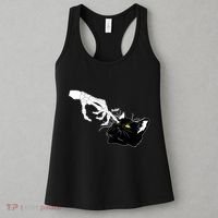 Funny Halloween Skeleton Boop Kitten Cat Nose Women's Tank Top thumb 3