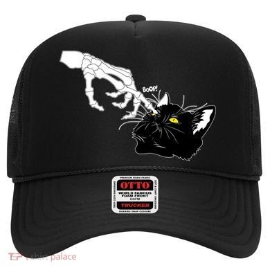 Funny Halloween Skeleton Boop Kitten Cat Nose Hat