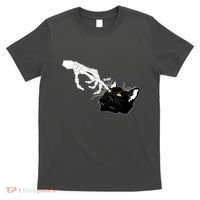 Funny Halloween Skeleton Boop Kitten Cat Nose T-Shirt thumb 0