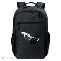 Funny Halloween Skeleton Boop Kitten Cat Nose Backpack thumb 0