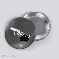 Funny Halloween Skeleton Boop Kitten Cat Nose Button thumb 0