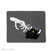 Funny Halloween Skeleton Boop Kitten Cat Nose Mousepad thumb 0