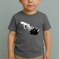 Funny Halloween Skeleton Boop Kitten Cat Nose Toddler T-Shirt thumb 2