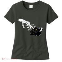 Funny Halloween Skeleton Boop Kitten Cat Nose Women's T-Shirt thumb 0