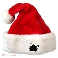 Funny Halloween Skeleton Boop Kitten Cat Nose Santa Hat thumb 0