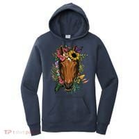 Floral Horse Spring Nature Horse Lovers For Women Men Women's Hoodie thumb 0
